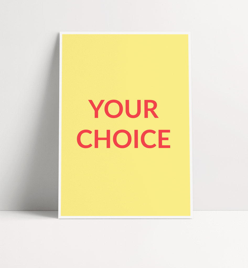 Pick any 3 Posters!