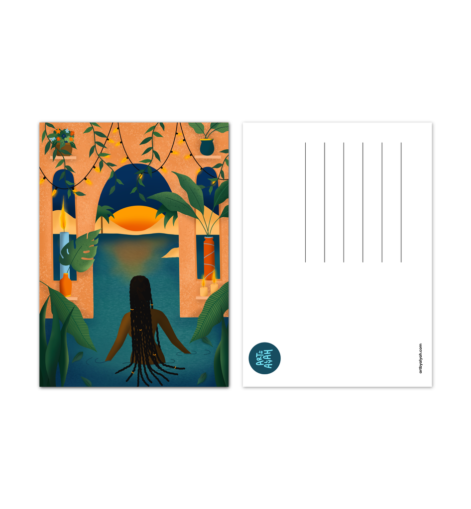 Tropical Summer Postcard Set